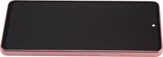 OLED Ersatzbildschirm mit Rahmen Samsung Galaxy A53 5G A536 2022 Service Pack Pfirsich