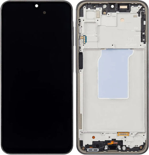 OLED Montage Rahmen Kompatibel Samsung Galaxy A26 5G A266 2025 Service Pack Schwarz