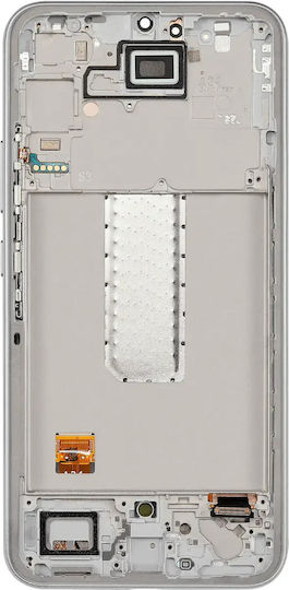 Oled Assembly Frame Compatible Samsung Galaxy A34 5g A346 2023 Service Pack Silver