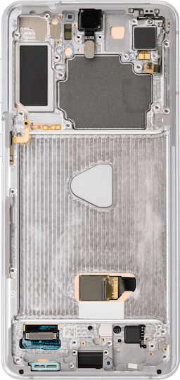 Oled Assembly Frame Samsung Galaxy S21 Plus 5g Aftermarket Plus Phantom Silver