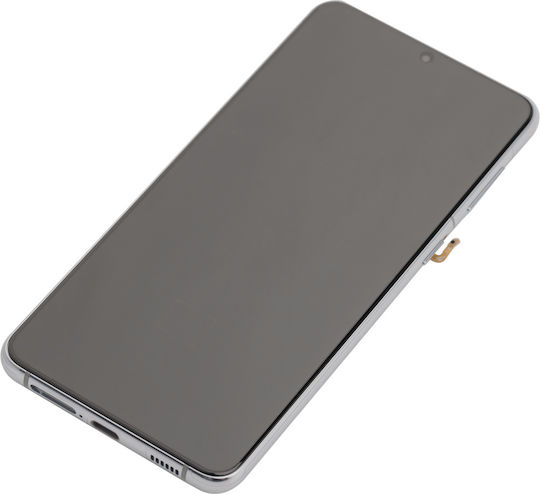 Oled Assembly Frame Samsung Galaxy S21 Plus 5g Aftermarket Plus Phantom Silver