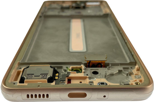 Oled Assembly Frame Samsung Galaxy A33 5g A336 2022 Service Pack Peach