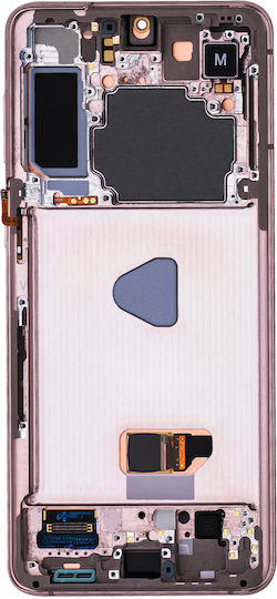 Oled Assembly Frame Samsung Galaxy S21 Plus 5g Aftermarket Plus Phantom Violet Pink Gold
