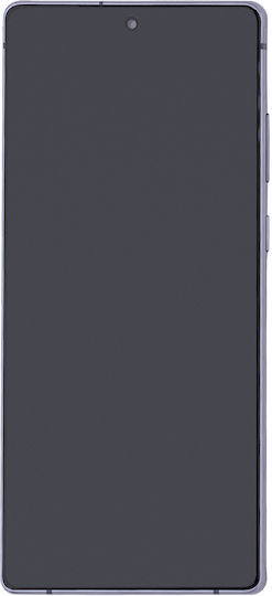 OLED модул с рамка Samsung Galaxy Note 20 5G Aftermarket Plus Mystic Gray