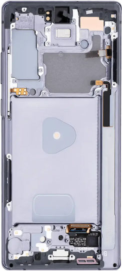 OLED модул с рамка Samsung Galaxy Note 20 5G Aftermarket Plus Mystic Gray