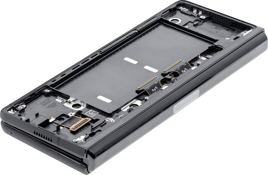Вътрешен OLED модул с рамка Samsung Galaxy Z Fold 2 5G US & International Service Pack Mystic Black Black Hinge