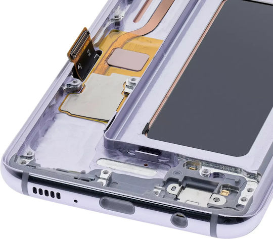 Oled Assembly cu ramă Samsung Galaxy S8 Service Pack Gri Orhidee