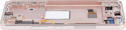 Oled Assembly Frame Samsung Galaxy S22 5g Service Pack Pink Gold