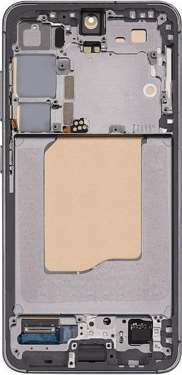 Oled Асембли Рамка Samsung Galaxy S25 5g US & International Aftermarket Plus Сребрист Shadow
