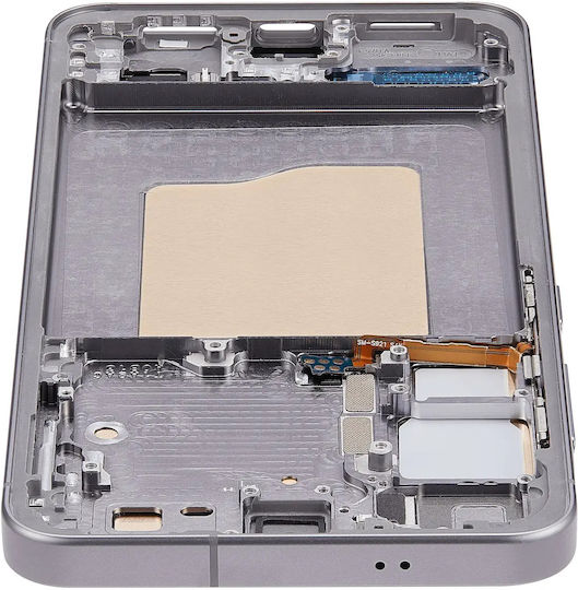 Oled Асембли Рамка Samsung Galaxy S25 5g US & International Aftermarket Plus Сребрист Shadow