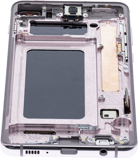 OLED модул с рамка Samsung Galaxy S10 Plus Service Pack керамично бяло