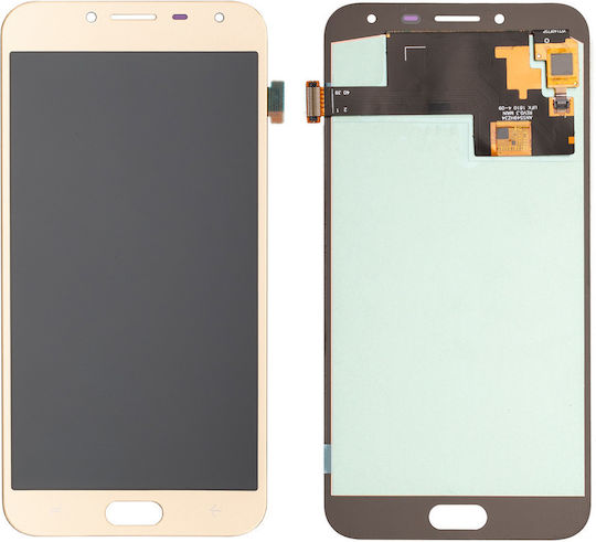 OLED Ersatzbildschirm Ohne Rahmen Samsung Galaxy J4 J400 2018 Aftermarket Plus Gold