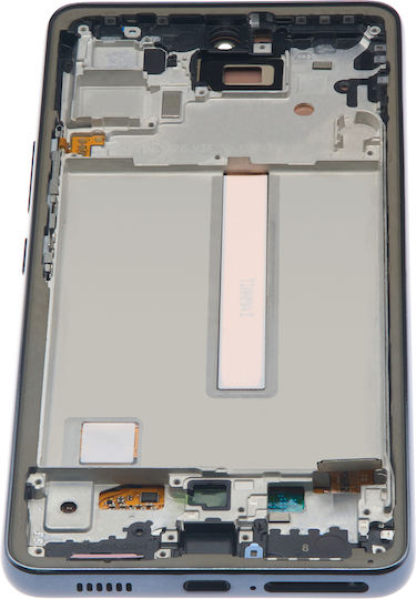 OLED Ersatzbildschirmrahmen Samsung Galaxy A53 5G A536 2022 Service Pack Schwarz