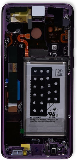 Oled Assembly Frame Samsung Galaxy S9 Plus Service Pack Lilac Purple