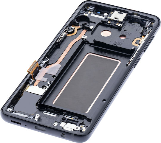 Oled Assembly Frame Samsung Galaxy S9 Service Pack Midnight Black