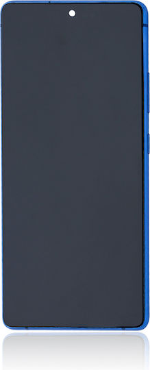 Oled Assembly Frame Samsung Galaxy S10 Lite Service Pack Prism Blue