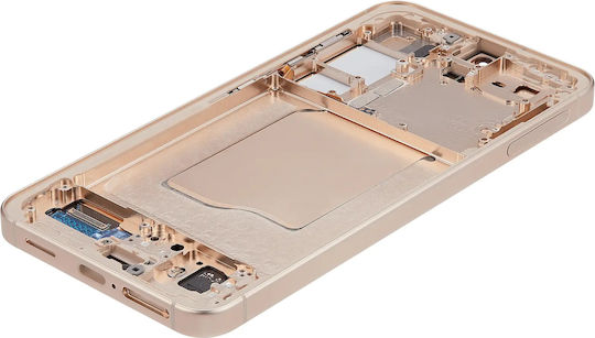 Oled Assembly Frame Samsung Galaxy S25 5g Us & International Aftermarket Plus Pink Gold