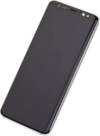 Oled Assembly Frame Samsung Galaxy S8 Service Pack Arctic Silver