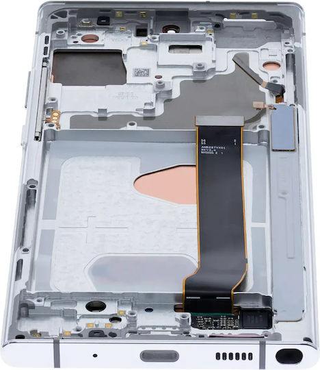 Oled Асембли Рамка Samsung Galaxy Note 20 Ultra 5g Service Pack Мистик Бял