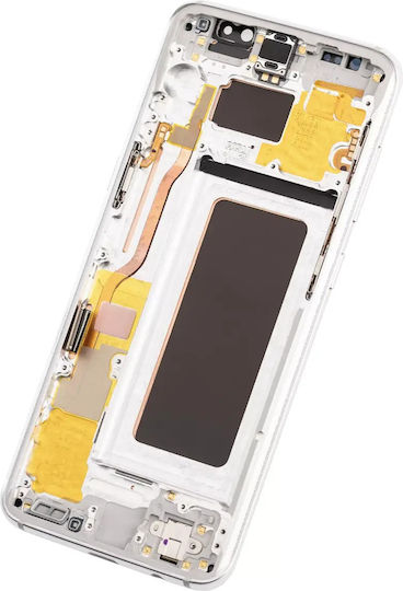 Oled Assembly Frame Samsung Galaxy S8 Service Pack Arctic Silver