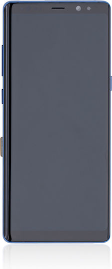 Oled Assembly Frame Samsung Galaxy Note 8 Service Pack Blue