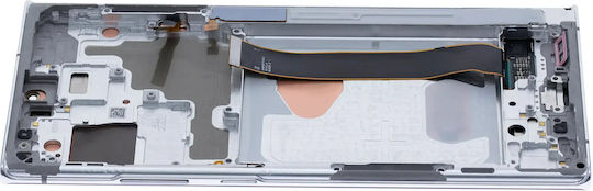 Oled Асембли Рамка Samsung Galaxy Note 20 Ultra 5g Service Pack Мистик Бял