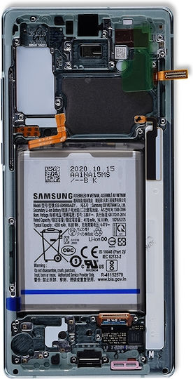 Oled Assembly Frame Samsung Galaxy Note 20 5g Service Pack Mystic Green