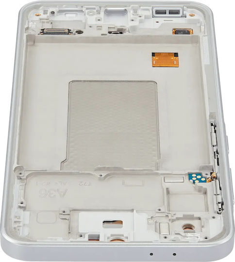 OLED Montage Rahmen Samsung Galaxy A36 5G A366 2025 Service Pack Weiß