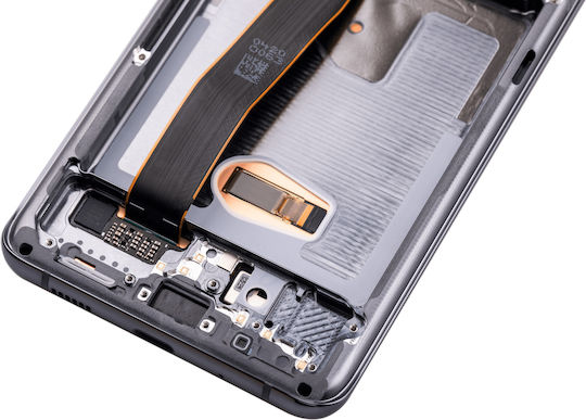 OLED Ersatzbildschirmrahmen Samsung Galaxy S20 Ultra 5G Aftermarket Plus Kosmisch Grau