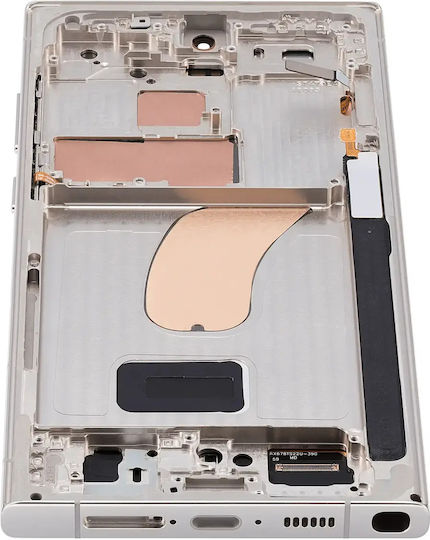 Oled Assembly Frame Samsung Galaxy S23 Ultra Us & International Aftermarket Plus 120hz Cream