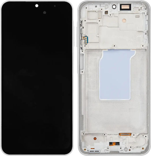 Oled Assembly Frame Compatible Samsung Galaxy A26 5g A266 2025 Service Pack White
