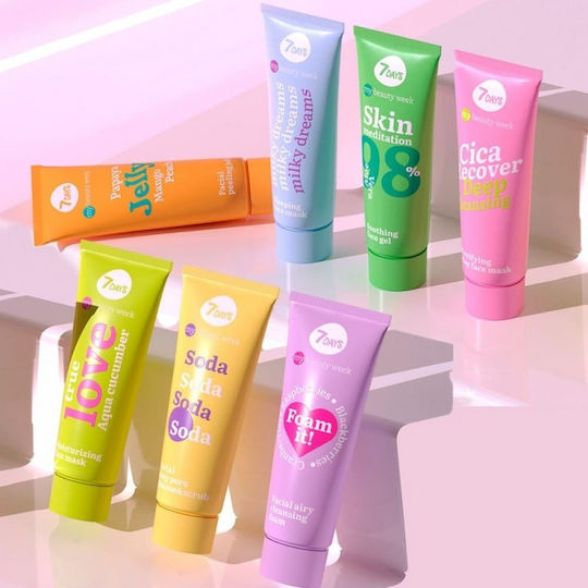7DAYS MB Soda Deep Pore Cleanse Cremă Pentru Scrub Față 80ml