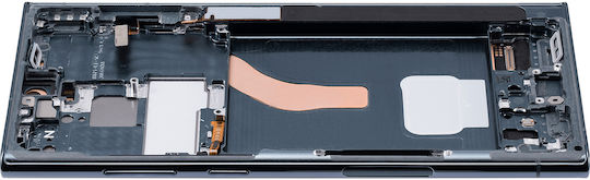 OLED Ersatzbildschirmrahmen Samsung Galaxy S22 Ultra 5G Service Pack Grüne
