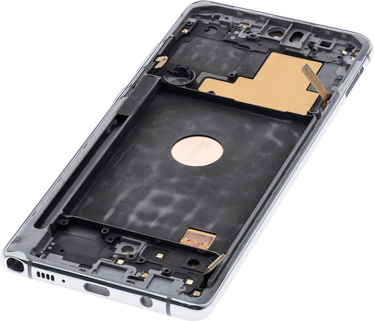 Oled Assembly Frame Samsung Galaxy Note 10 Lite Aftermarket Plus Aura Glow Silver
