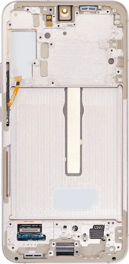 Oled Ersatzbildschirm mit Rahmen Samsung Galaxy S22 Plus 5G Service Pack Rosa Gold