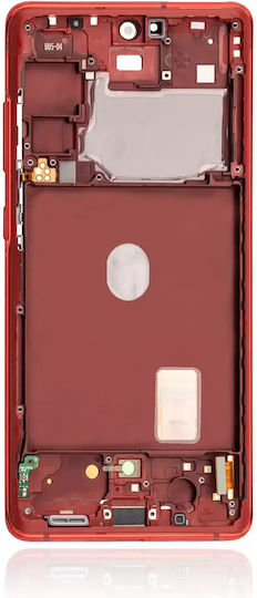 Oled Assembly Frame Samsung Galaxy S20 Fe 4g 5g Service Pack Cloud Red