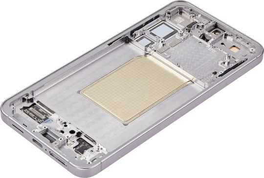 OLED Асембли Рамка Samsung Galaxy S25 Plus 5G US & International Version Aftermarket Plus Сребрист Shadow