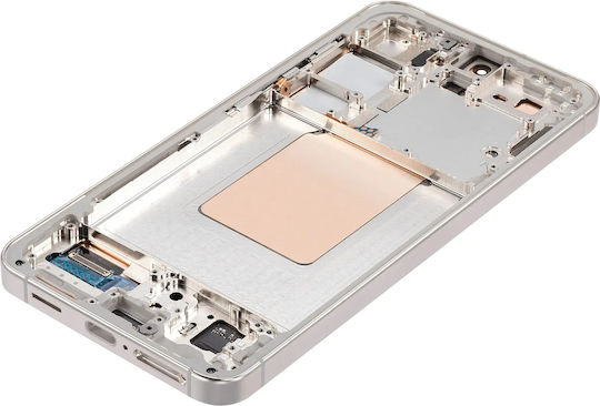 Oled Asamblare Cu Ramă Samsung Galaxy S24 5g Versiune US și Internațională Aftermarket Plus Galben Chihlimbar