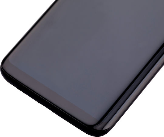 OLED Montage Rahmen Samsung Galaxy S8 Makel Grad B Mitternachts-Schwarz
