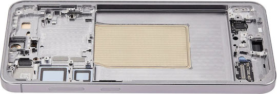 OLED Асембли Рамка Samsung Galaxy S25 Plus 5G US & International Version Aftermarket Plus Сребрист Shadow