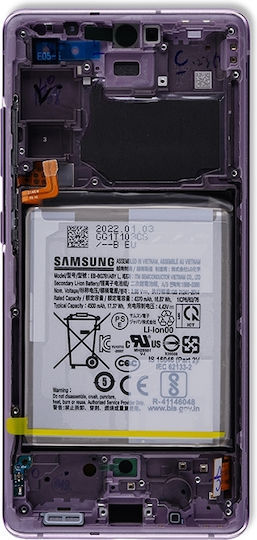 Oled Assembly Frame Samsung Galaxy S20 Fe 4g 5g Service Pack Cloud Lavender