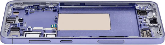 OLED Ersatzbildschirmrahmen Samsung Galaxy S24 Plus 5G US & Internationale Version Service Pack Kobaltblau Violet