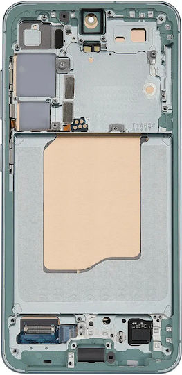 Asamblare OLED cu ramă Samsung Galaxy S25 5g US și Internațional Aftermarket Plus Mentă