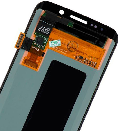 Oled Асембли Без Рамка Samsung Galaxy S6 Edge С дефект Клас B Черен Сапфир