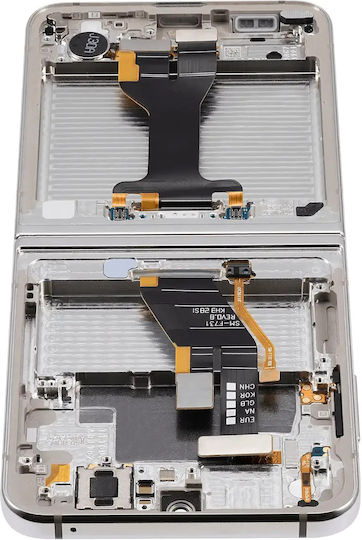 Inner Oled Assembly Frame Samsung Galaxy Z Flip 5 5g Us & International Aftermarket Cream