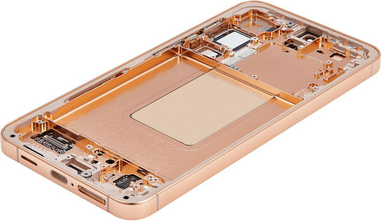 OLED Асембли Рамка Samsung Galaxy S24 Plus 5g US & International Version Aftermarket Plus Пясъчно Оранжев