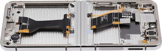 Inner Oled Assembly Frame Samsung Galaxy Z Flip 5 5g Us & International Aftermarket Cream