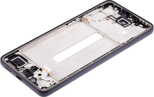 OLED Ersatzbildschirmrahmen Samsung Galaxy A33 5G A336 2022 Aftermarket Plus Schwarz
