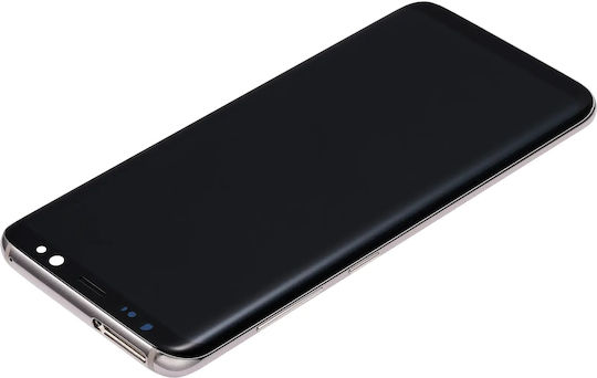 Oled Montage Rahmen Samsung Galaxy S8 Aftermarket Plus Arktisch Silber