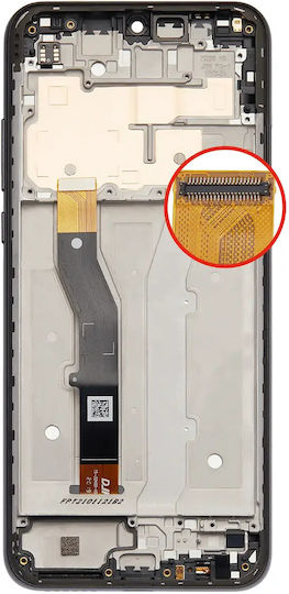Lcd Assembly Frame Motorola Moto G Play Xt2093-7 2021 Genuine Oem Flash Gray